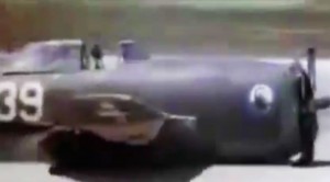 WWII Footage Of P-47 Pilot Coming In To Land With No Gears