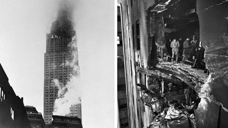 B-25 Crashed Into NYC Skyscraper As Woman Defied Death…Twice | World War Wings Videos