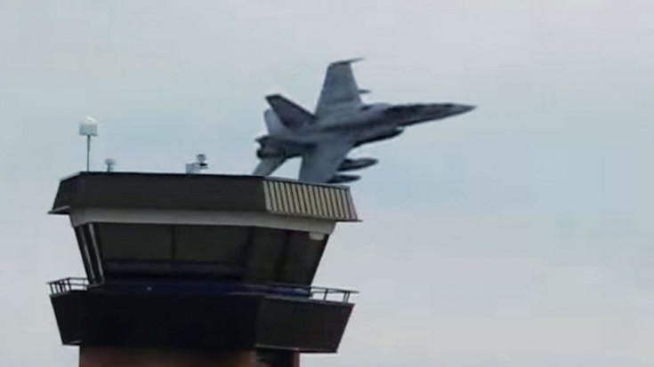 Hornet Pilot Has Fun With ATC–Multiple Buzzes | World War Wings Videos
