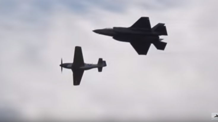 F-35 & P-51 Mustang Flying Together – This Will Give You The “Feels” | World War Wings Videos