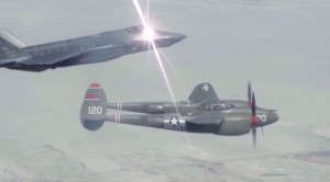 The Only Footage Of A P-38 Flying With An F-35–Stunning Flight