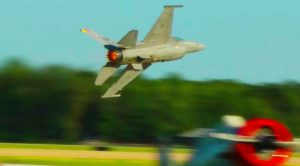 F-16 Flybys So Fast And Low – The Crowd Goes Wild