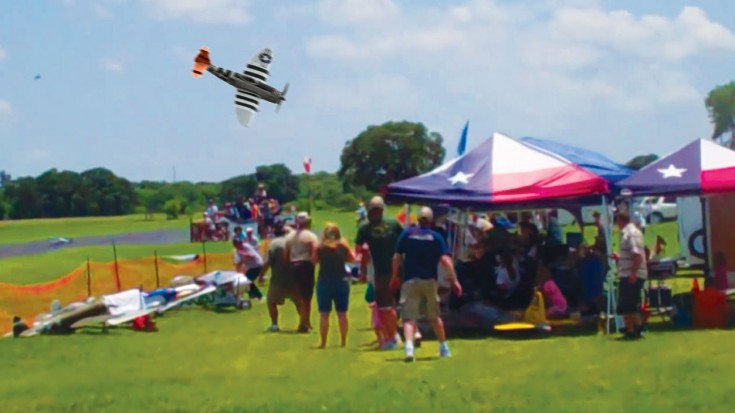 RC Thunderbolt and Spitfire Crash Into Crowd–People Dive For Cover | World War Wings Videos