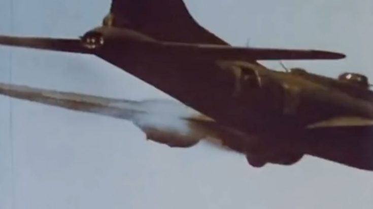 Engine Catches Fire- Crew Defends B-17 From Enemy Fighters | World War Wings Videos