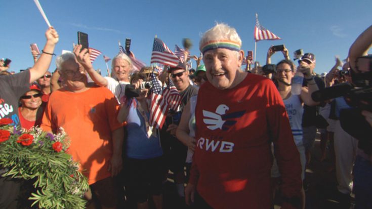 93-Year-Old WWII Vet Runs Across The United States – His Noble Cause | World War Wings Videos