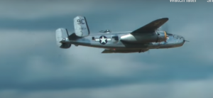 P-51 Mustangs and B-25 Mitchells Dive Attack
