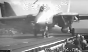 Tomcat Gets Blown Off Carrier-Pilots Make The Tough Call To Eject