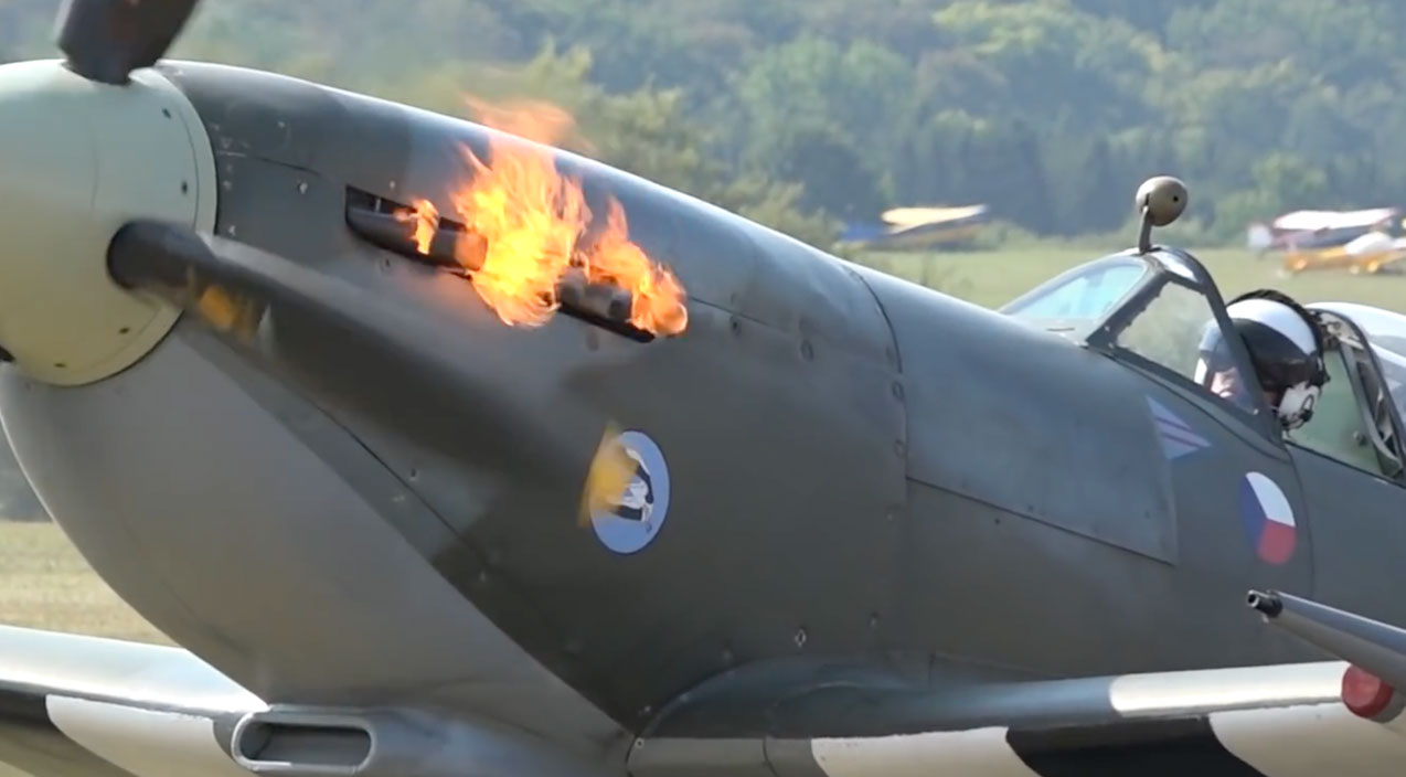 A Spitfire That Is Spitting Fire World War Wings