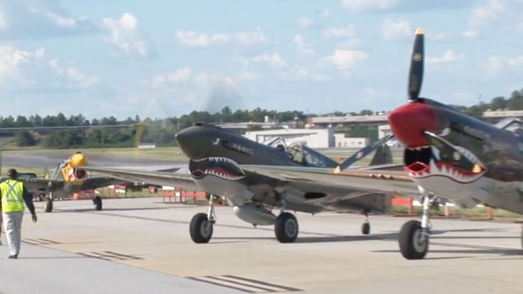 Largest Gathering of P-40s In Years – Hear Em’ Roar, See Em’ Soar | World War Wings Videos