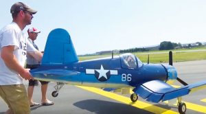 Largest Rc Corsair In The World With 400cc Radial