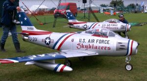 Enormous RC F-86 Sabers Soar – Hear Those Turbines From A Mile Away