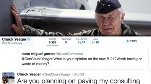 Chuck Yeager Has A Twitter Account And He’s Savage