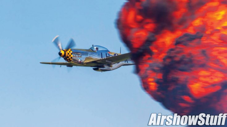 This Epic Airshow Had A Mustang And Mitchell Strafing And Banking | World War Wings Videos