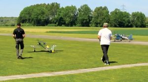 With No FAA, This Rc Fw190 And Corsair Shoot Rockets At Each Other