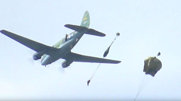 Paratroopers Jump From 72-Year-Old C-46 Commando | World War Wings Videos