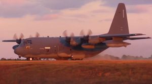 Huge C-130 Hercules Conducts Risky Dirt Strip Landing
