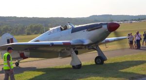 Hawker Hurricane Loops, Rolls, Flybys And A Loud Rumbling Engine