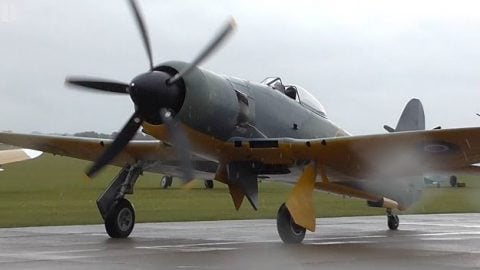 Hawker Fury Joins Bearcat In Powerful Tandem Flight | World War Wings Videos