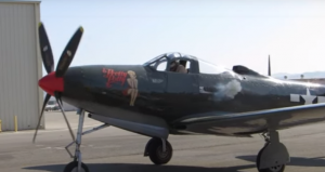 Majestic P-63 Kingcobra Bolting Into The Sky