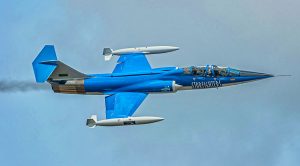 Loud Supersonic Sounds Of The F-104 Starfighter