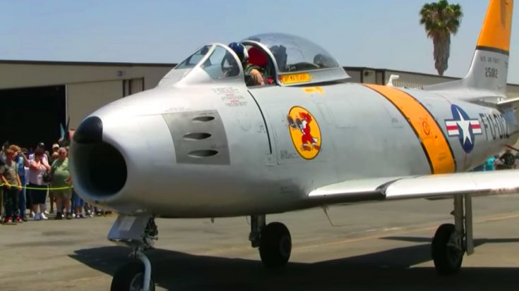 Original F-86 Sabre Roars Loud At Planes Of Fame | World War Wings Videos