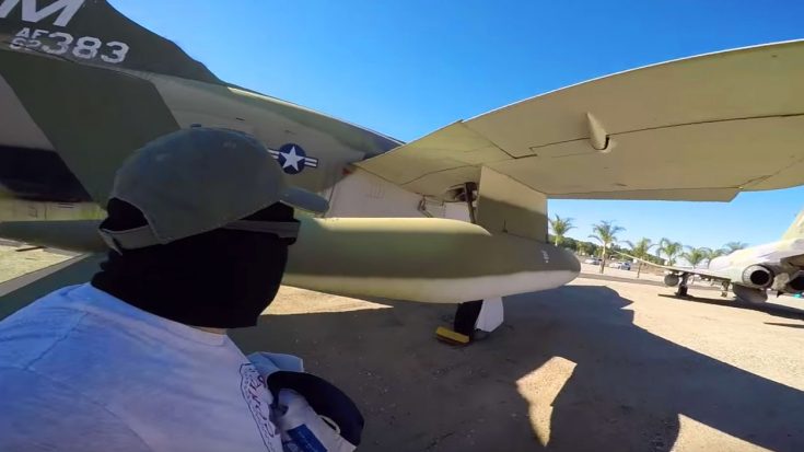Hoodlum Breaks Into Air Force Enclosure – Then He Gets Taste Of Military Power | World War Wings Videos