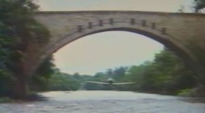 Legendary Pilot Takes Spitfire Under Bridge