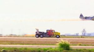This Truck Racing A WWII Plane Is ‘Shocking’