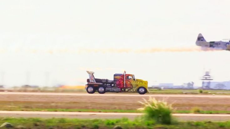 This Truck Racing A WWII Plane Is ‘Shocking’ | World War Wings Videos