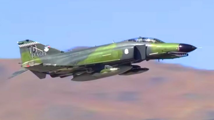 Dynamic F-4 Phantom Blasting Through The Mountains | World War Wings Videos