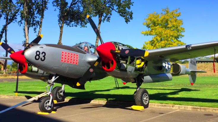 P-38 Lightning Startup | World War Wings Videos