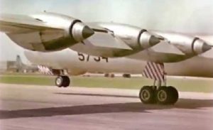 B-36 Take Off and Flight In Color