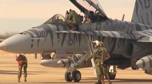 Ferocious F/A-18D Hornet Squadron Blasts Off Into Action