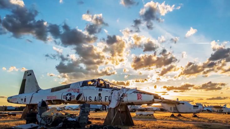 Time-lapse Of An Airplane Boneyard Is Fascinating | World War Wings Videos