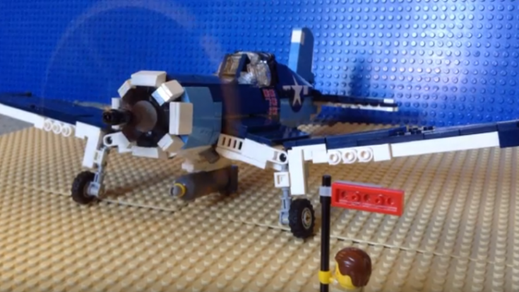 Lego F4U Corsair ‘Start Up’ | World War Wings Videos