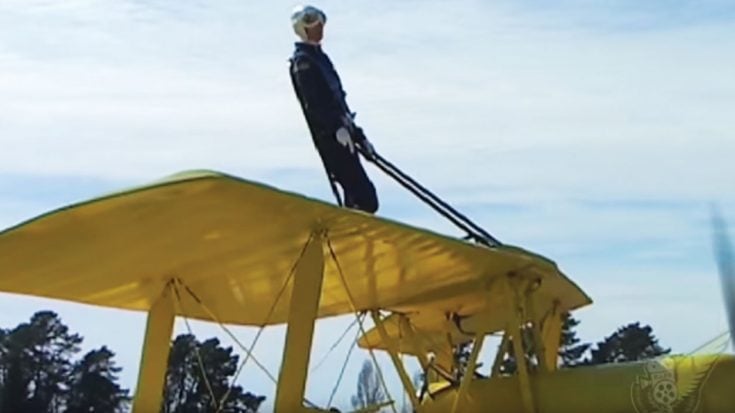 The Thrilling Flight Of 57 Year Old Cheryl Strapped To A Tiger Moth | World War Wings Videos