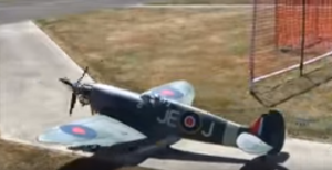 Giant Scale Spitfire Crash Landing – It Looks Scary!