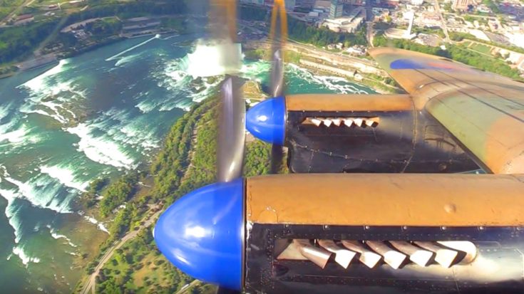Magnificent Lancaster Soars Over Niagara Falls Is Absolute Perfection | World War Wings Videos