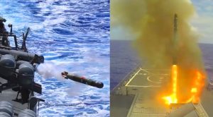 Destroyer Unleashes Massive Firepower – Missiles And Torpedoes Nonstop