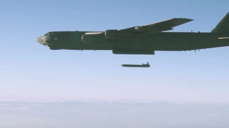 Ever See A B-52 Launch A Nuclear Cruise Missile? Well Here You Go! | World War Wings Videos