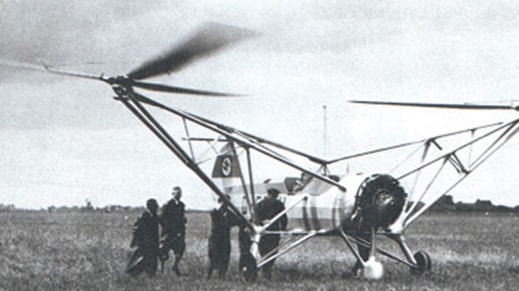 Footage Of The First Helicopter Lifting Off- The Fw 61 | World War Wings Videos