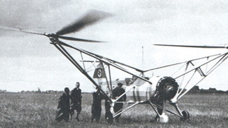 Footage Of The First Helicopter Lifting Off- The Fw 61 | World War Wings Videos