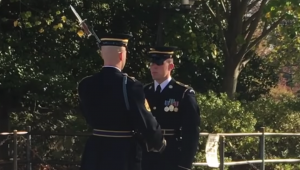 Bayonet Goes Into Guard’s Foot At Tomb Of The Unknowns