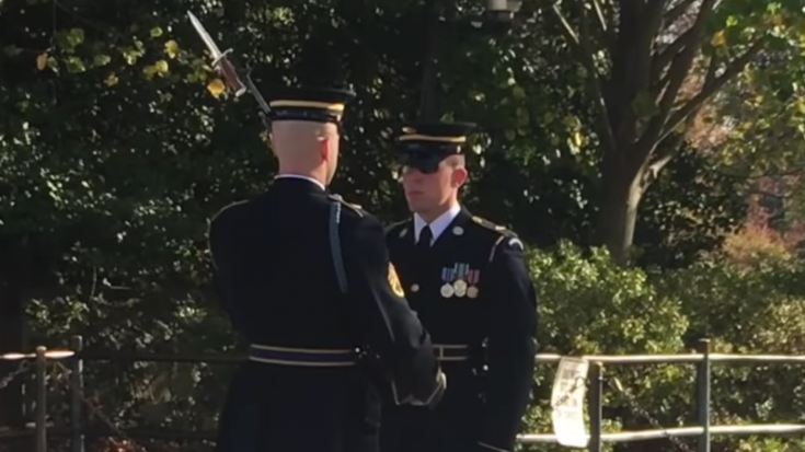 Bayonet Goes Into Guard’s Foot At Tomb Of The Unknowns | World War Wings Videos
