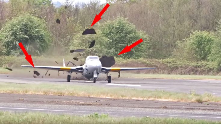 Vampire Literally Rips Up Runway During Air Show-You Gotta See It To Believe It | World War Wings Videos