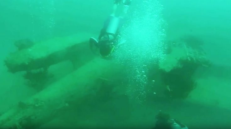 Divers Uncover The Submerged Remains Of Japan’s Rarest Plane | World War Wings Videos