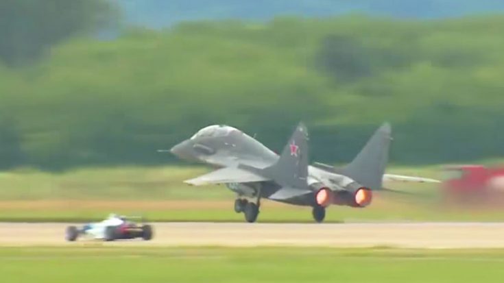 Confident Formula 3 Race Car Driver Takes On MiG-35 | World War Wings Videos
