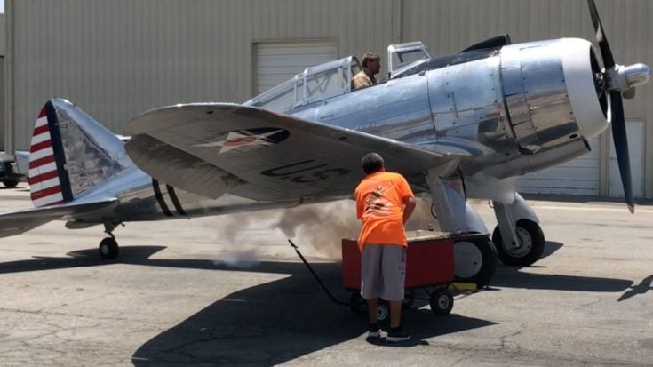 Throaty Startup Of The Only Airworthy P-35 In The World | World War Wings Videos