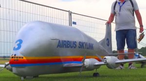 RC Aero Spacelines Super Guppy Model Crash