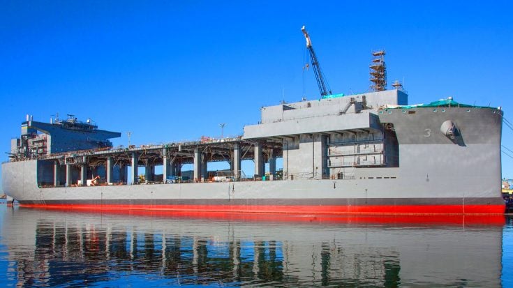 First Of Its Kind US Navy's Gigantic Sea Base Launches On A New Mission ...